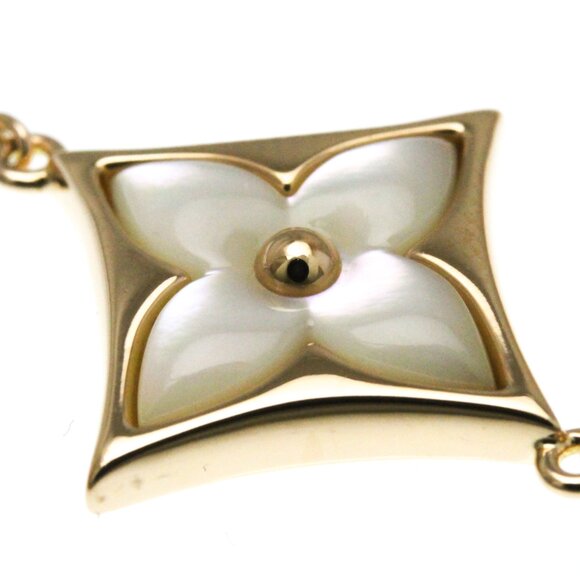 LOUIS VUITTON Gold Pearl Charm Bracelet - Picture 6 of 11